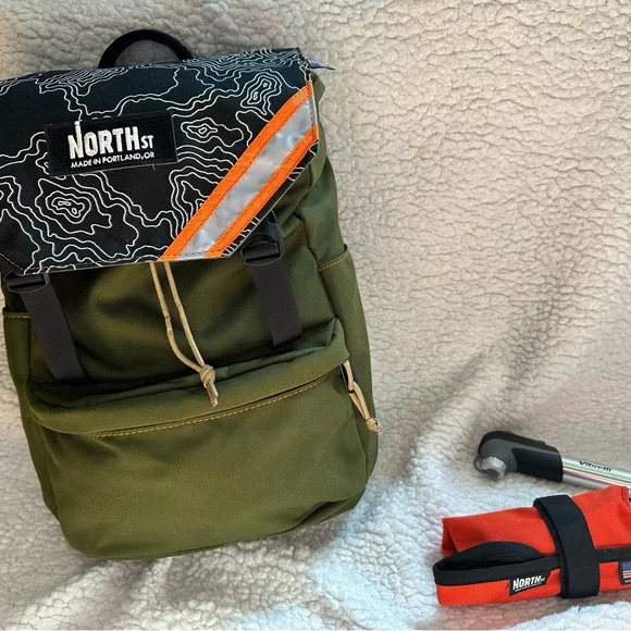 North St Bags Morrison Backpack Pannier & Tool Roll (includes tools!) - Picture 2 of 11